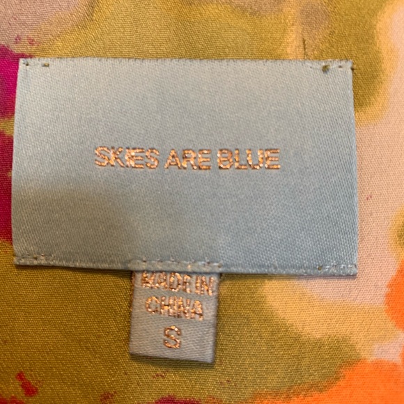 Skies are Blue Blouse Size Small - Picture 4 of 5